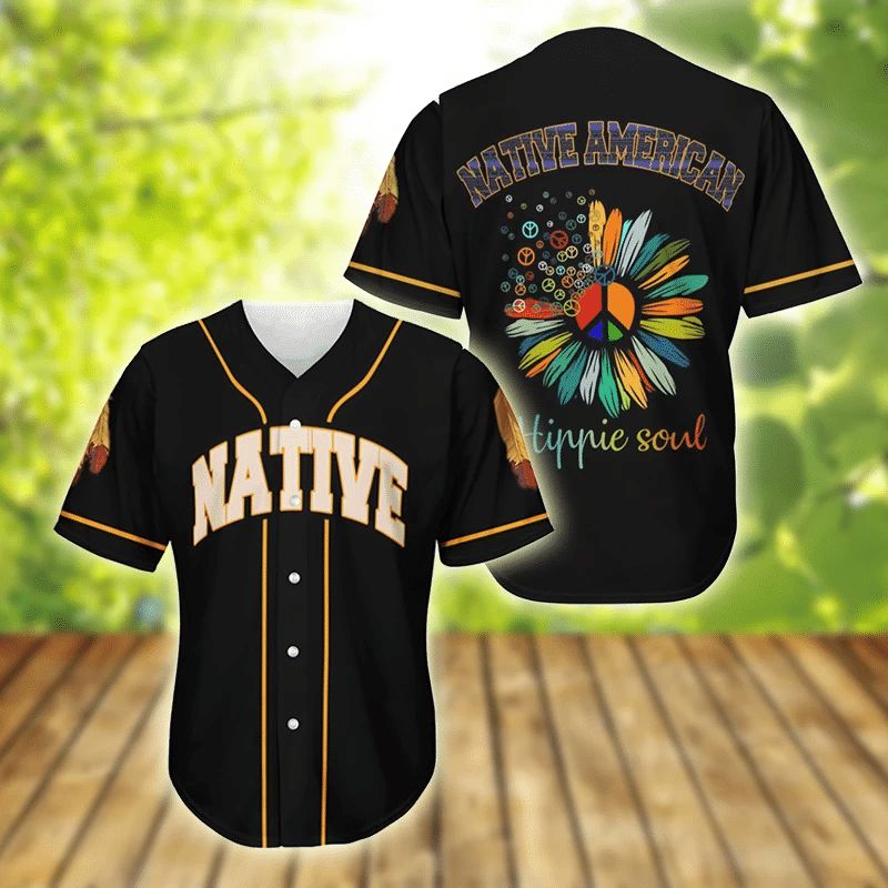 Native Hippie 1245 Gift For Lover Baseball Jersey