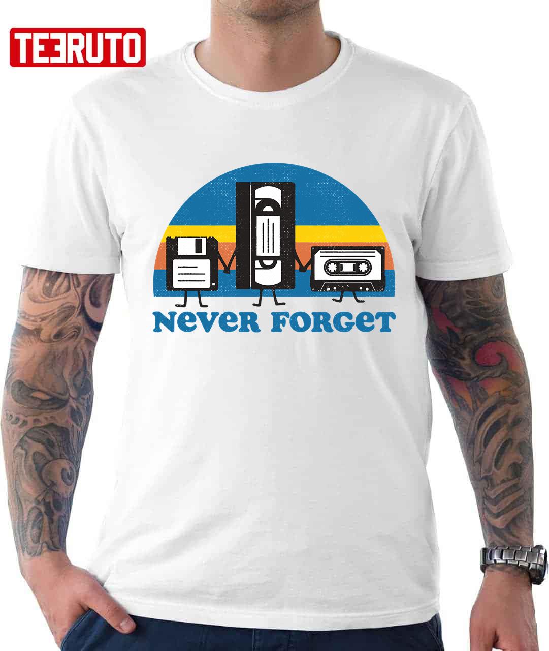 Never Forget 90s Objects Unisex T-Shirt