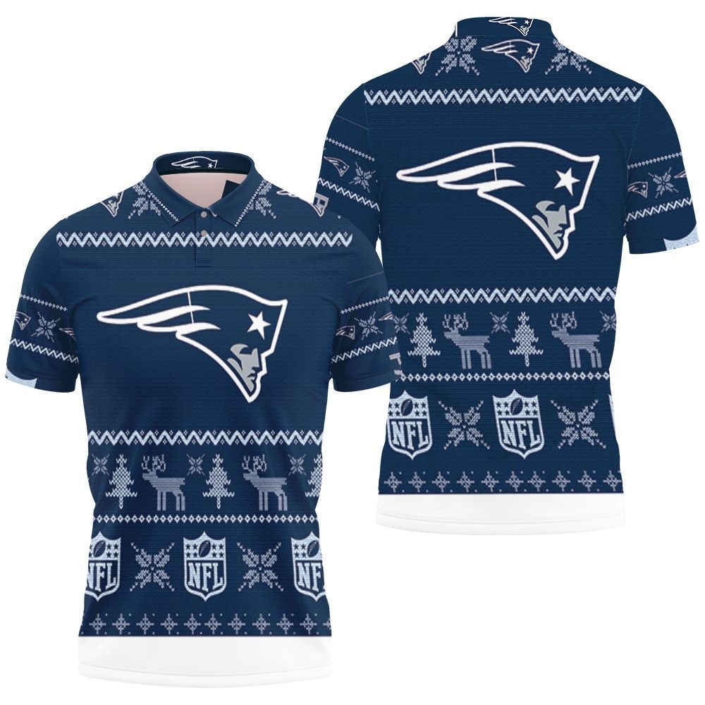 New England Patriots Nfl Ugly Sweatshirt Christmas 3d Polo Shirt All Over Print Shirt 3d T-shirt