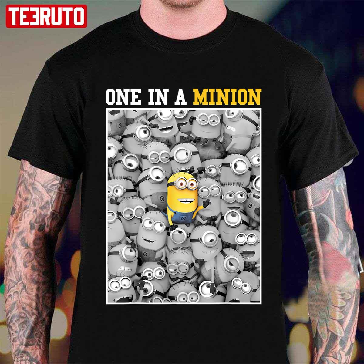 One In A Minion Despicable Me Yellow Minions Unisex Sweatshirt