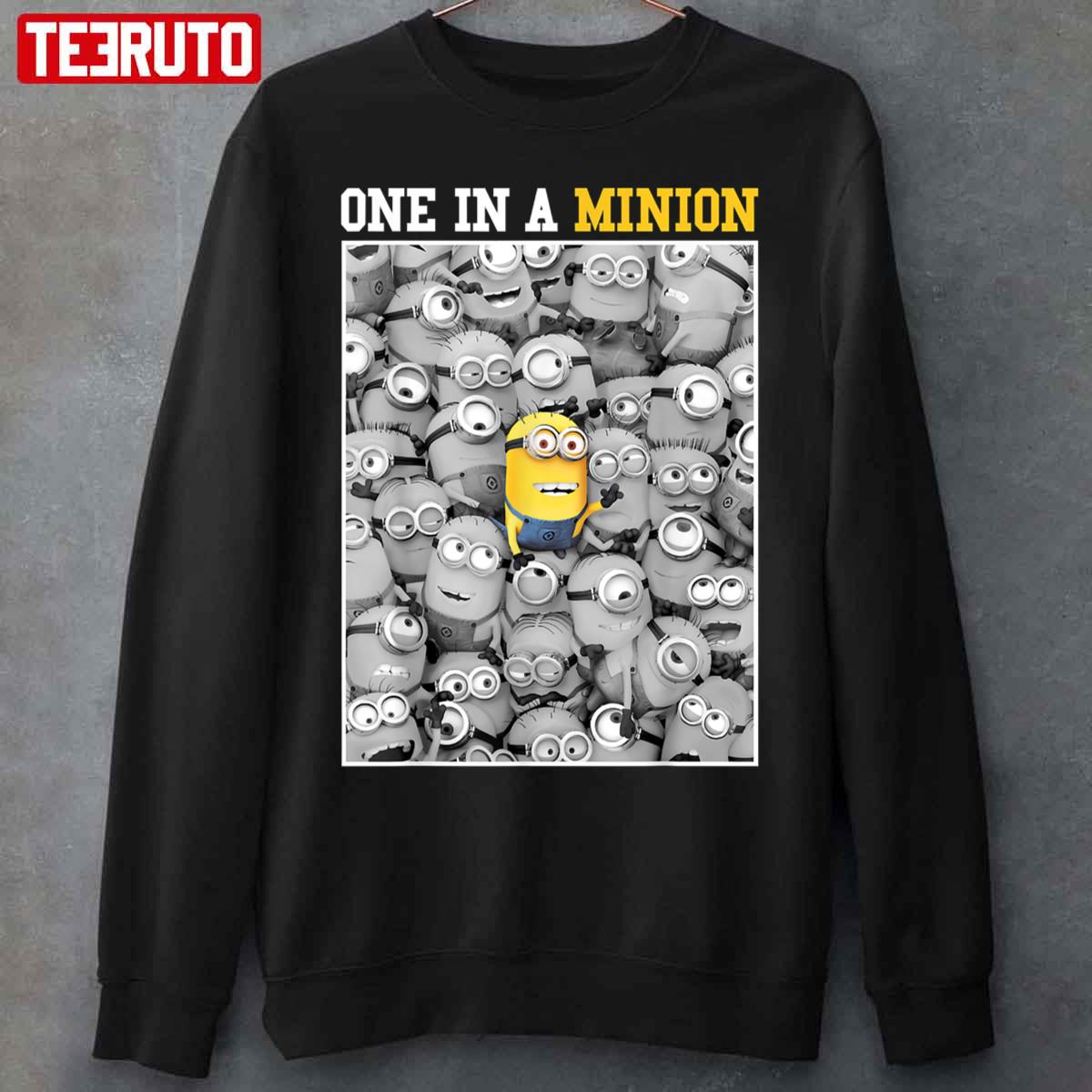 One In A Minion Despicable Me Yellow Minions Unisex Sweatshirt