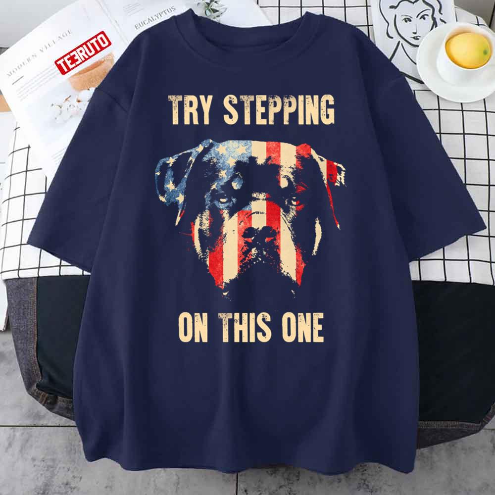 Patriotic Rottweiler Unisex T-Shirt