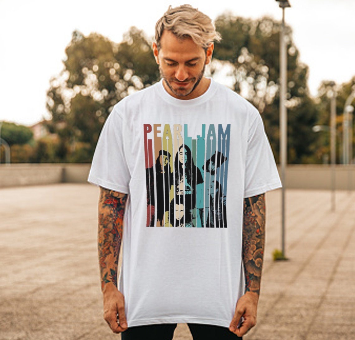 Pearl Jam Band Vintage Retro Band Unisex T-Shirt - Teeruto