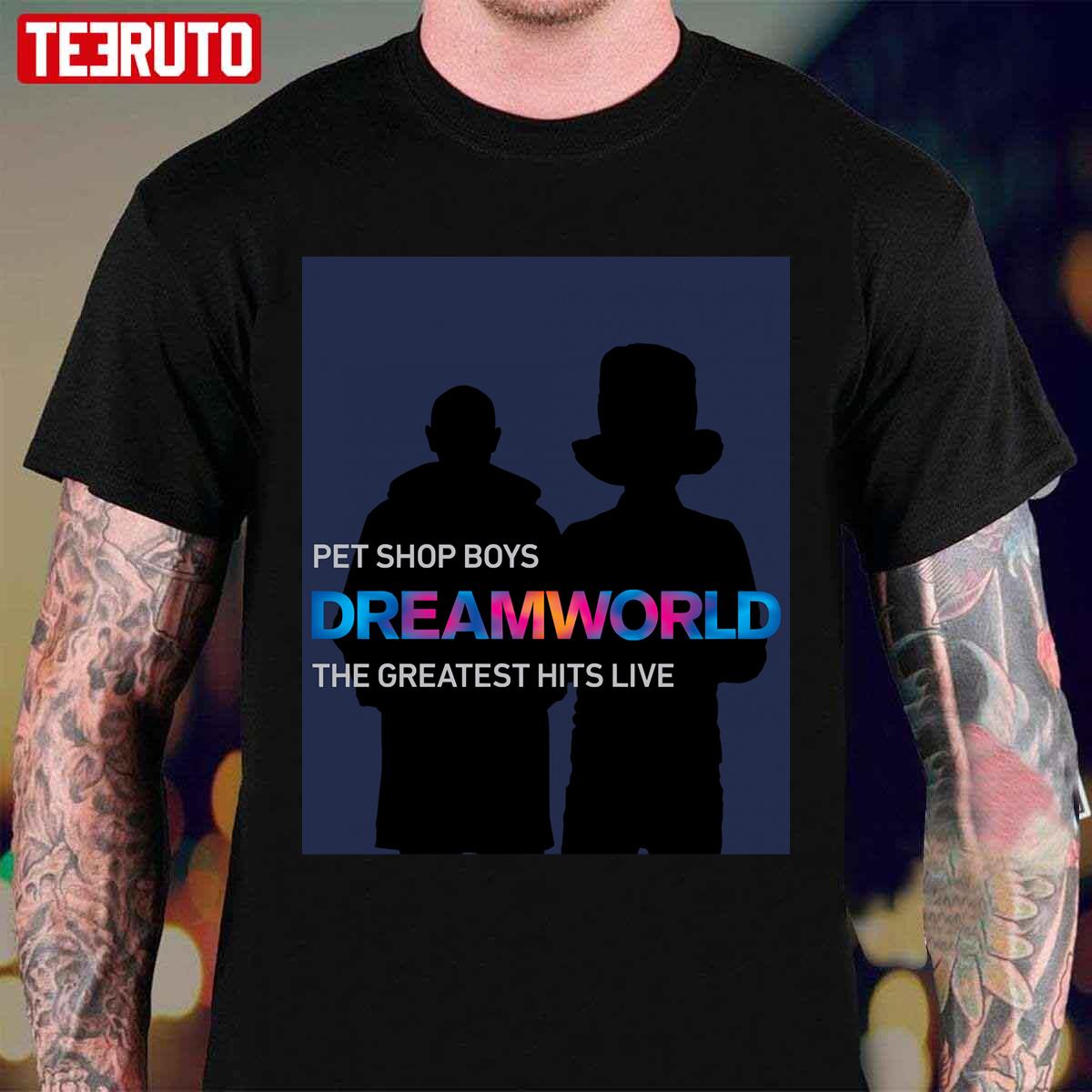 Pet Shop Boys Dreamworld The Greatest Hits Live Unisex T-Shirt