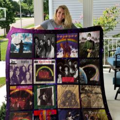 Rainbow Band Quilt Blanket