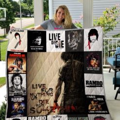 Rambo T-Shirt Quilt Blanket
