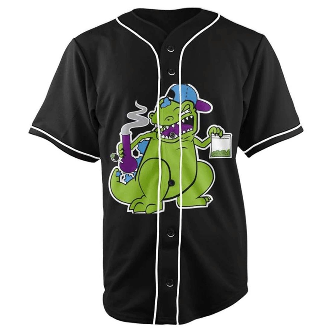 Reptar Pot Head Rugrats Baseball Jersey 345 Gift For Lover Jersey