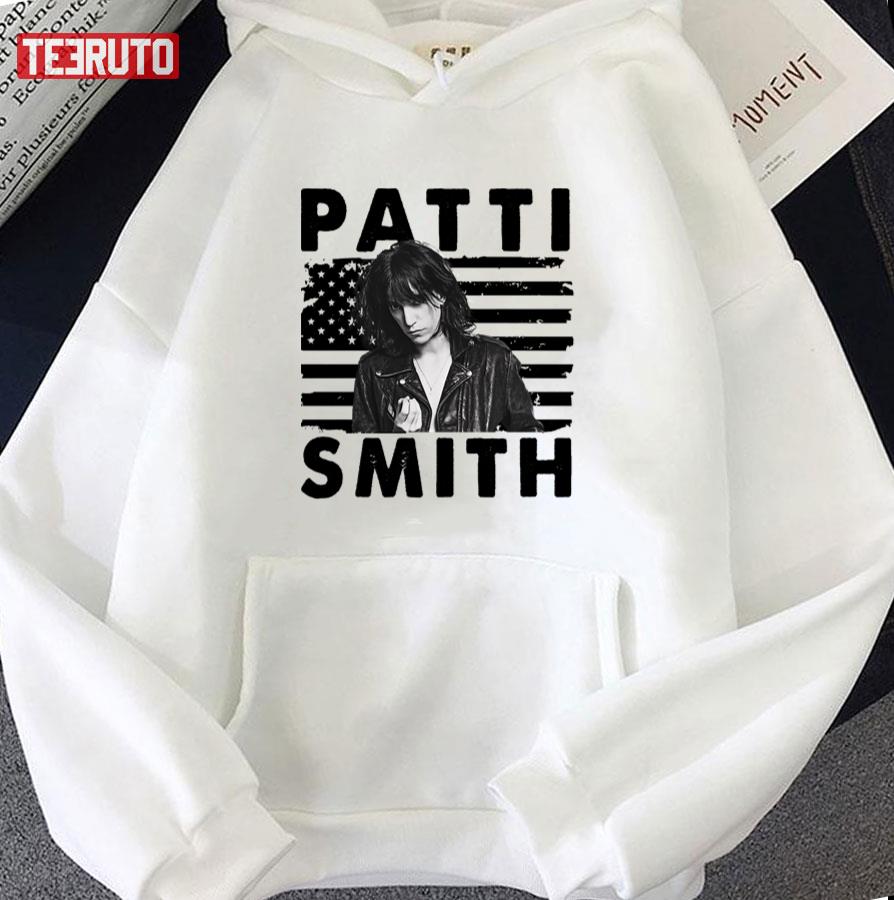 Retro American Flag Patti Smith Music Unisex T-Shirt