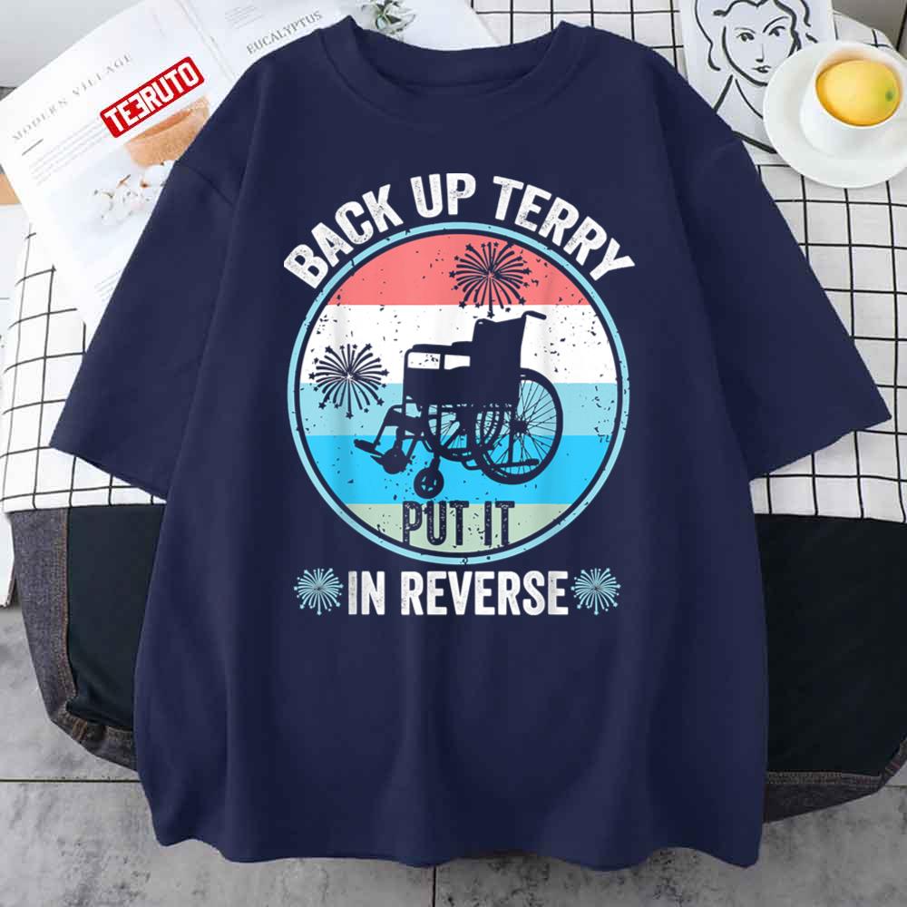 Retro Back Up Terry Back It Up Terry 4th Of July Fireworks Unisex T-Shirt