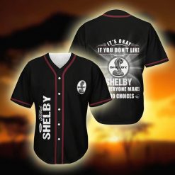 Shelby Mustang Ford Gift For Lover Baseball Jersey