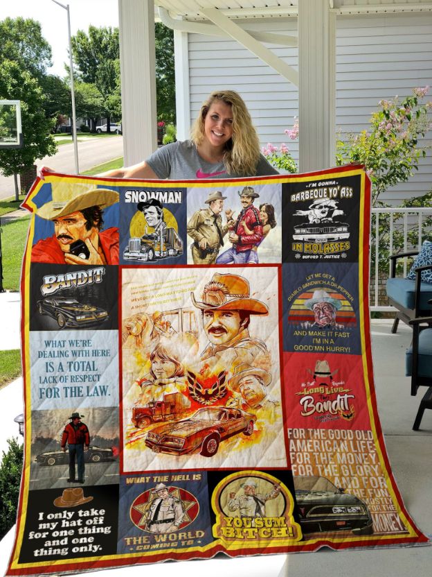 Smokey And The Bandit Quilt Blanket - Teeruto