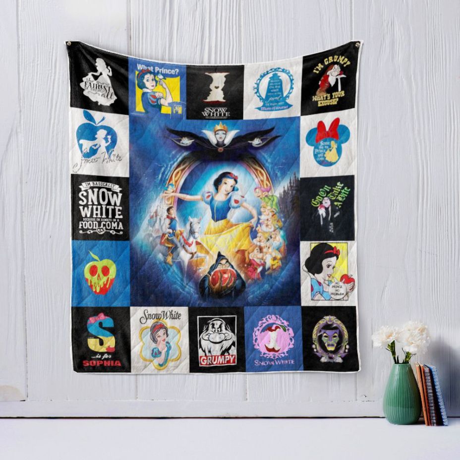 Snow White And The Seven Dwarfs Quilt Blanket