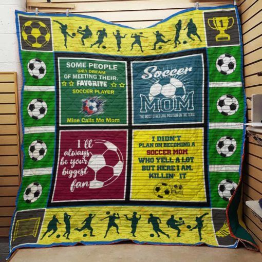 Soccer Mom Quilt Blanket