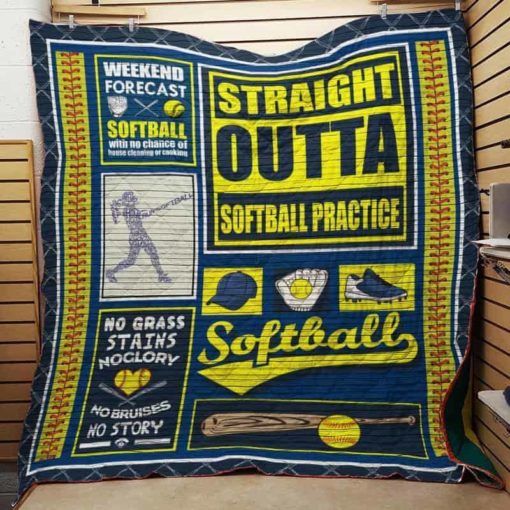 Softball No Bruises No Story Quilt Blanket Great Customized Gifts For Birthday Christmas Thanksgiving Perfect Gifts For Softball Lover