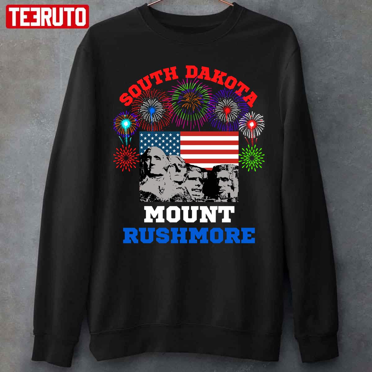 South Dakota Mount Rushmore 4th Of July Unisex T-Shirt