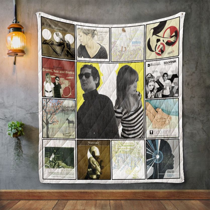 Souvenir Album Covers Quilt Blanket