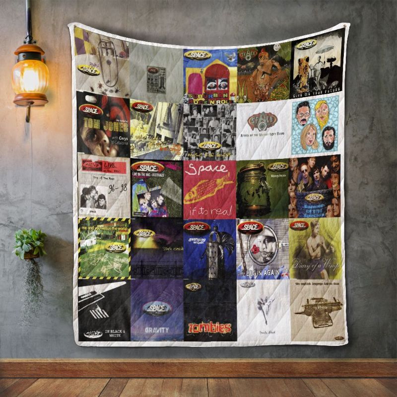 Space Album Covers Quilt Blanket