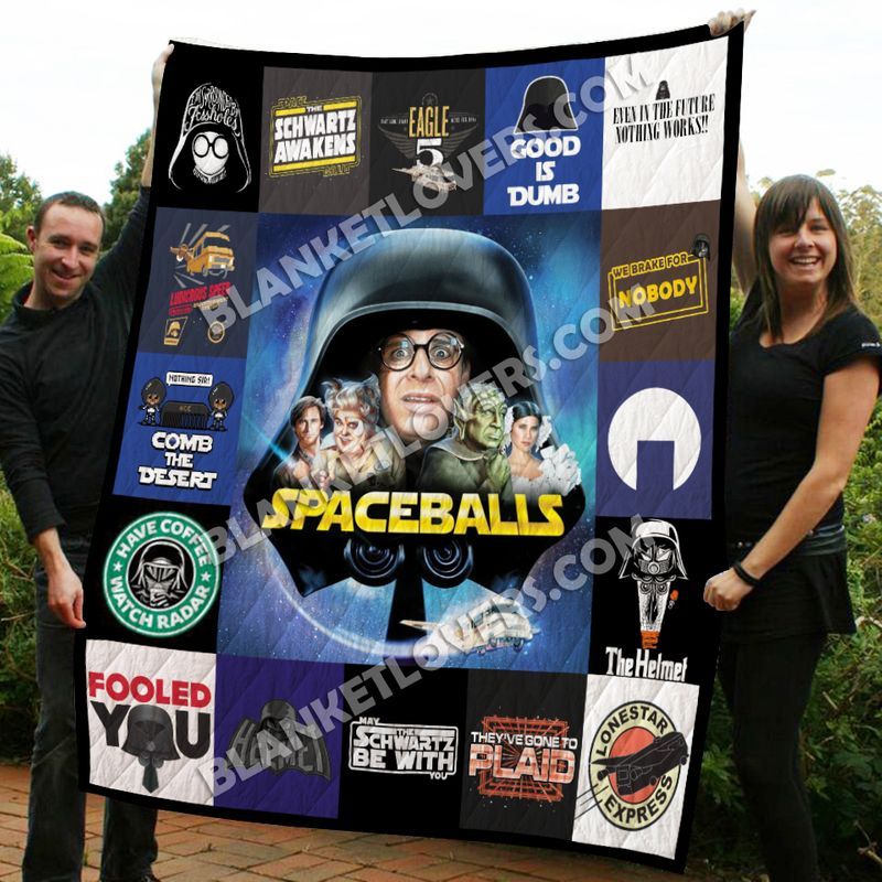 Space Balls Quilt Blanket For Fans