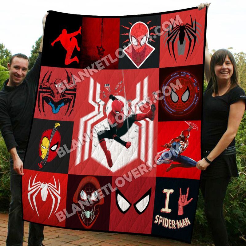 Spider Man Quilt Blanket