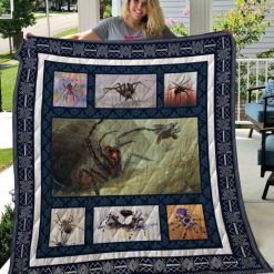 Spider Painting Quilt Blanket Great Customized Gifts For Birthday Christmas Thanksgiving Perfect Gifts For Spider Lover