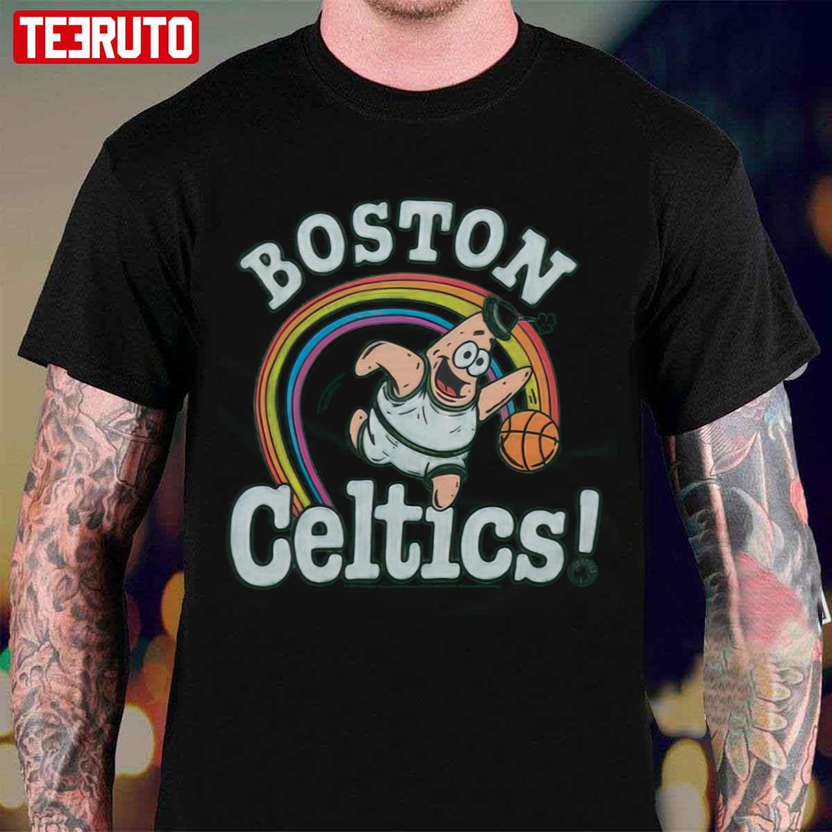 Spongebob Patrick X Boston Celtics Unisex T-Shirt