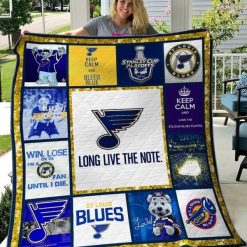 St. Louis Blues Quilt Blanket 03
