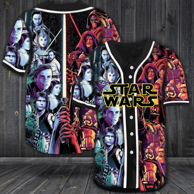 Star Wars Movies 222 Gift For Lover Baseball Jersey
