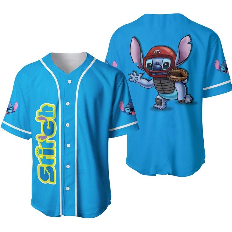Stitch And Lilo Disney Baseball Jersey, Disney Character 333 Gift For Lover Jersey