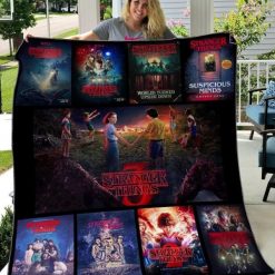 Stranger Things Ver1 Quilt Blanket