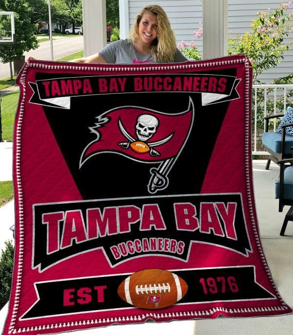 Tampa Bay Buccaneers Quilt Blanket 04 Teeruto