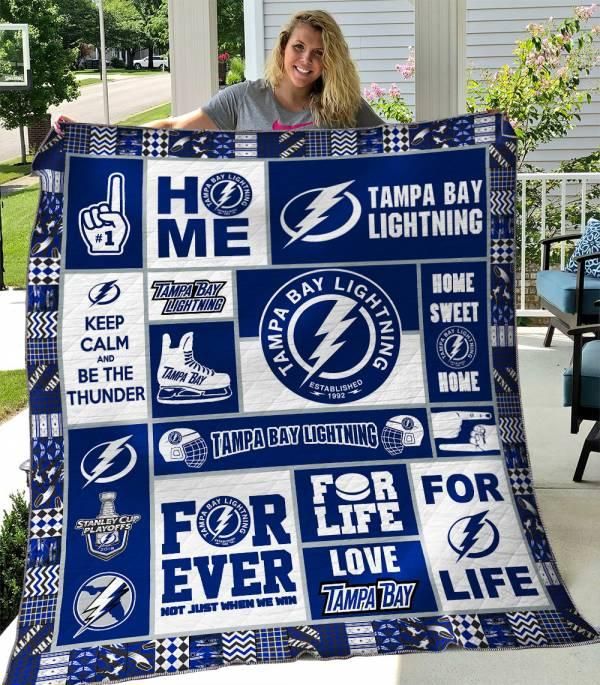 Tampa Bay Lightning Quilt Blanket 03 Teeruto