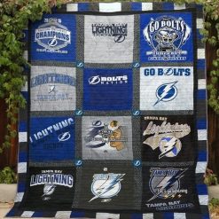 Tampa Bay Lightning Quilt Blanket 04