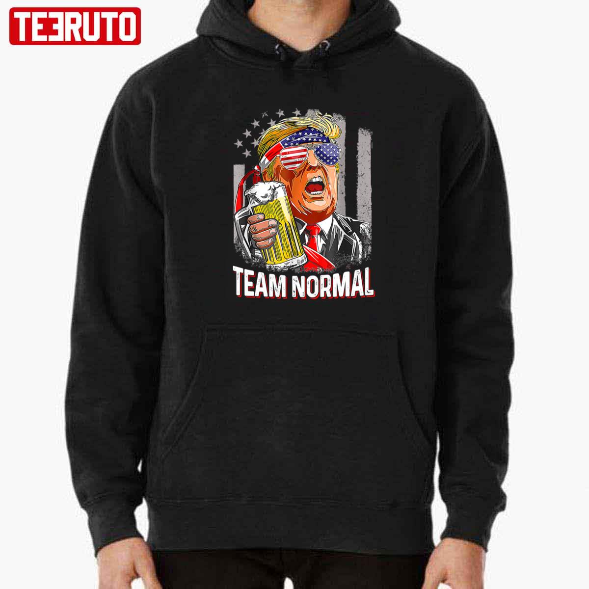 Team Normal Us Flag Funny Trump Art Unisex T-Shirt