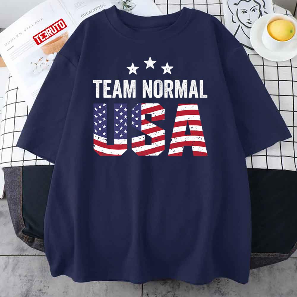 Team Normal Us Flag Unisex T-Shirt