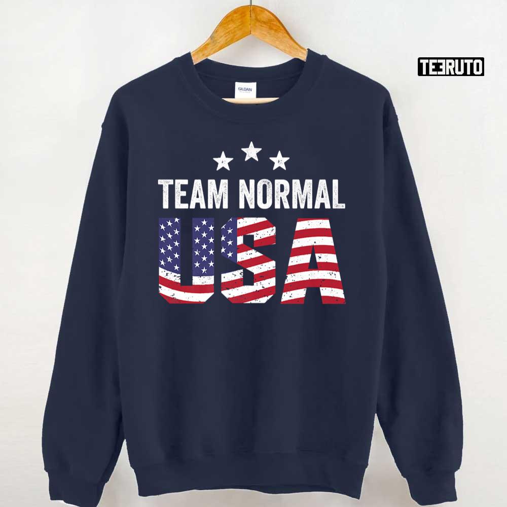 Team Normal Us Flag Unisex T-Shirt