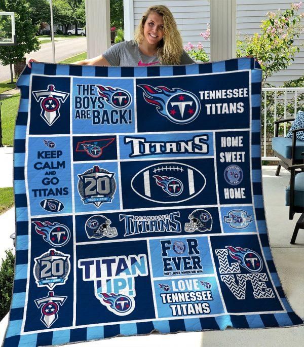 Tennessee Titans Quilt Blanket 01 - Teeruto