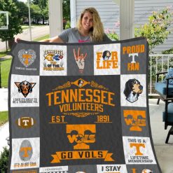 Tennessee Volunteers Quilt Blanket 01
