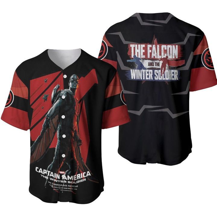 The Falcon And The Winter Soldier New Fighting Marvel Movies 456 Gift For Lover Baseball Jersey