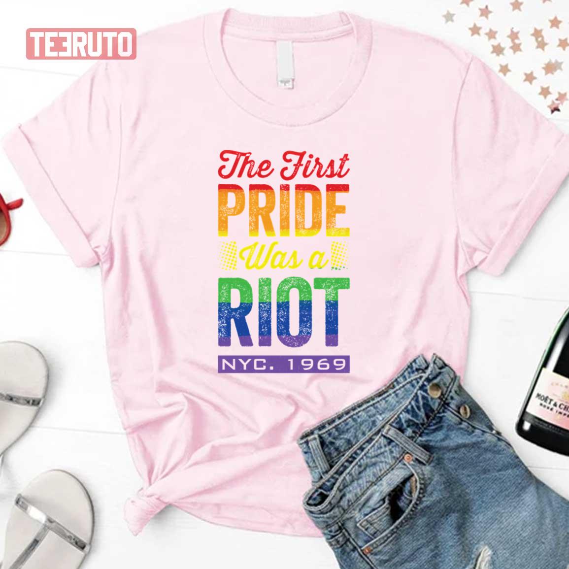 The First Pride Was A Riot Unisex Sweatshirt - Teeruto