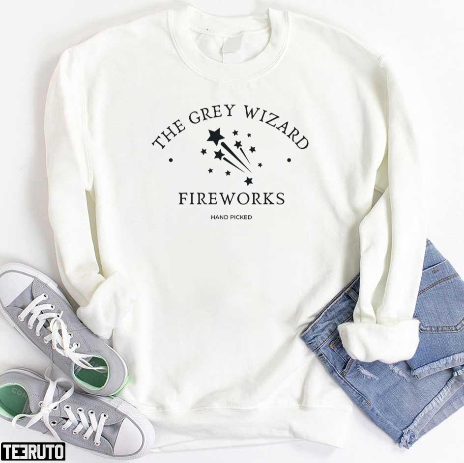 The Grey Wizard Fireworks Unisex T-Shirt