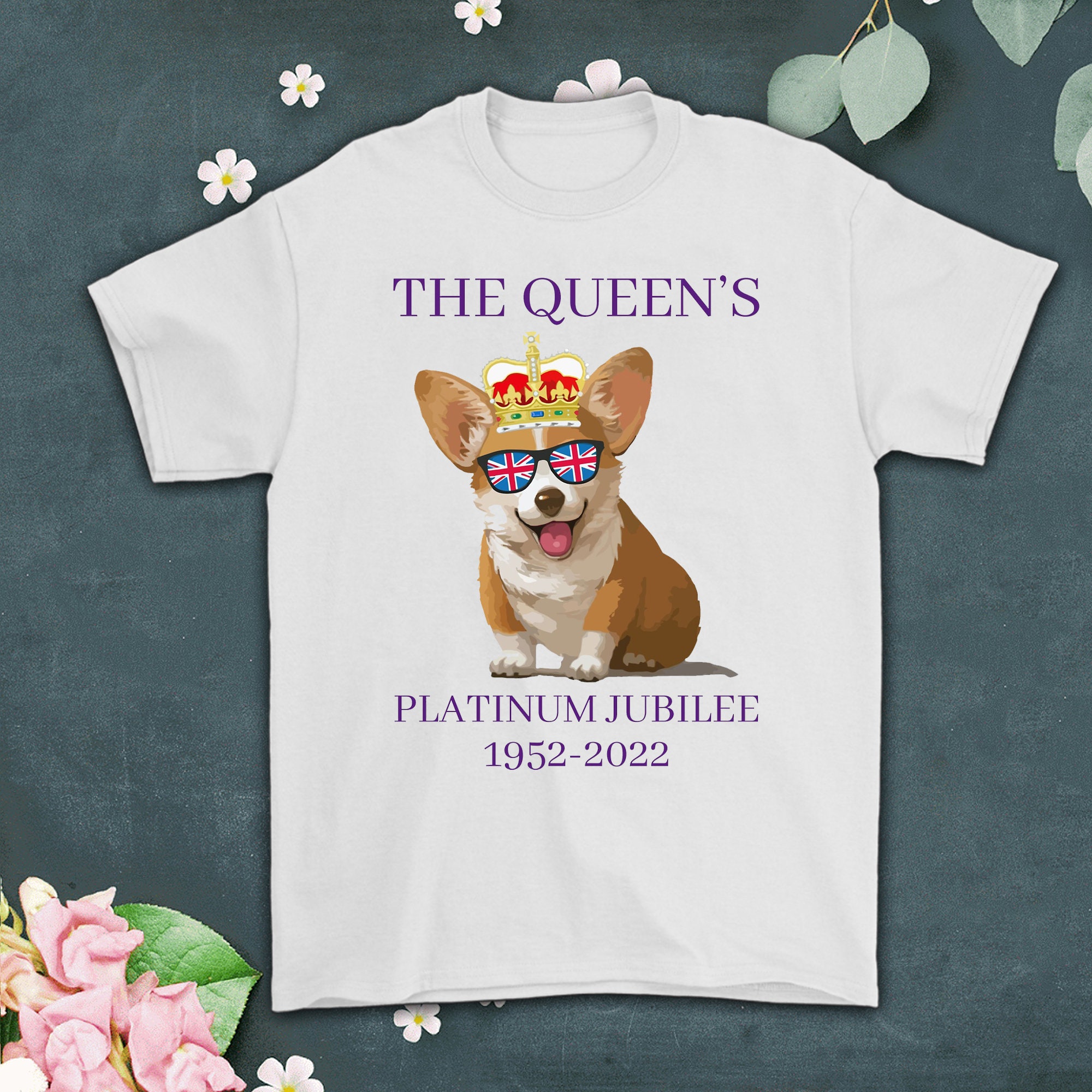 The Queen’s Platinum Jubilee 2022 Corgi T-Shirt