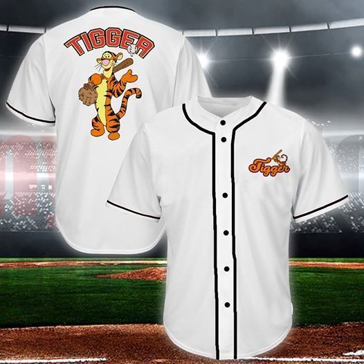 Tigger Winnie The Pooh12345 Gift For Lover Baseball Jersey - Teeruto