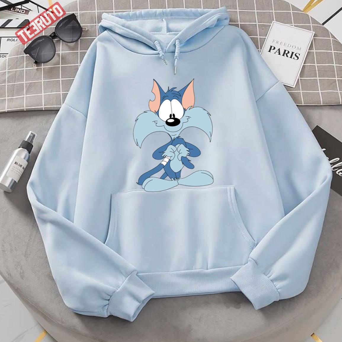 Tiny Toons Furrball Cat Unisex Hoodie Sweatshirt