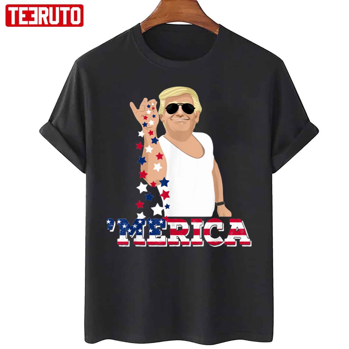 Trump Bae Funny 4th Of July Trump Salt Freedom Unisex T-Shirt