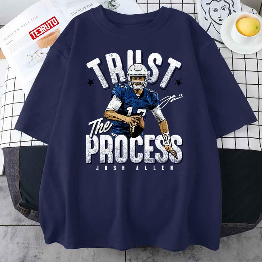 Josh Allen Trust The Process Buffalo Bills NFL Men T-shirt NFLTS06MG