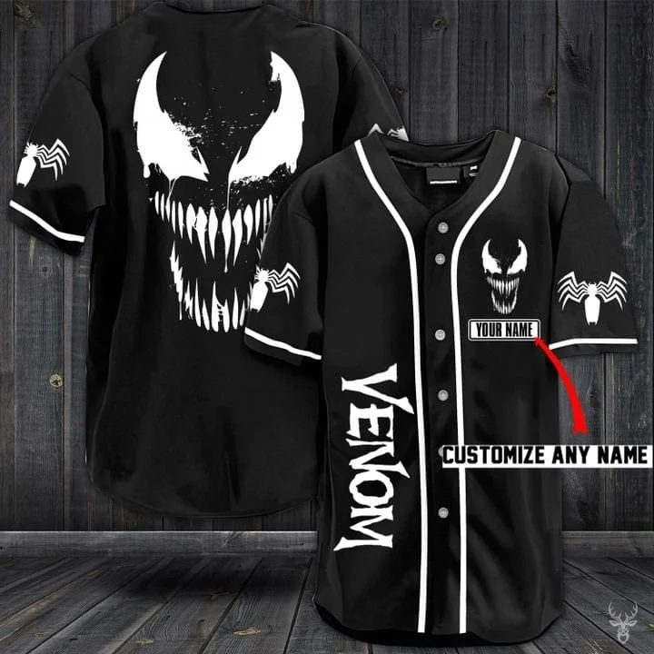 Venom Marvel Avengers Gift For Lover Baseball Jersey
