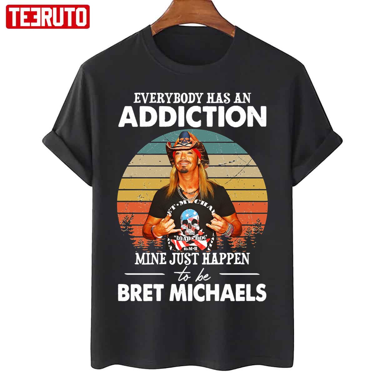 Vintage My Favorite People Bret Michaels Unisex T-Shirt - Teeruto