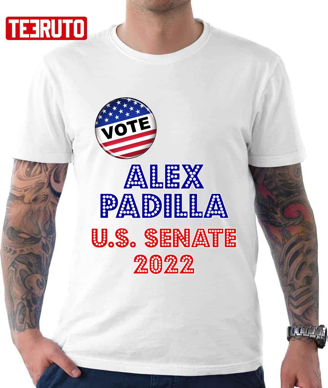 Vote Alex Padilla For U.S. Senate 2022 Unisex T-Shirt