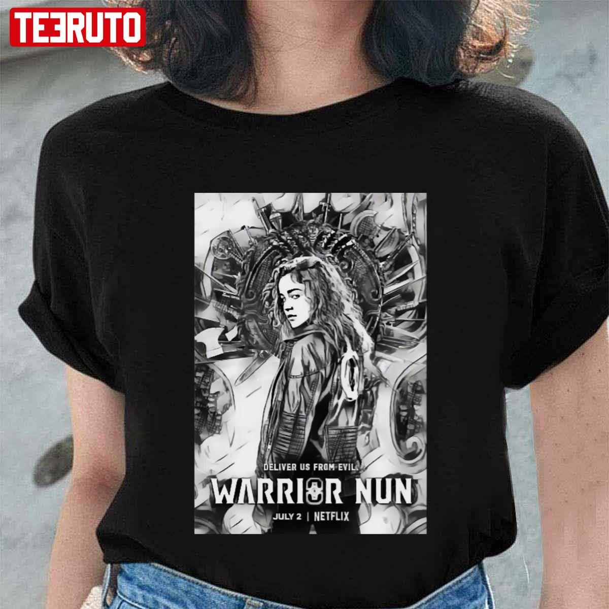 Warrior Nun Black Poster Unisex T-Shirt