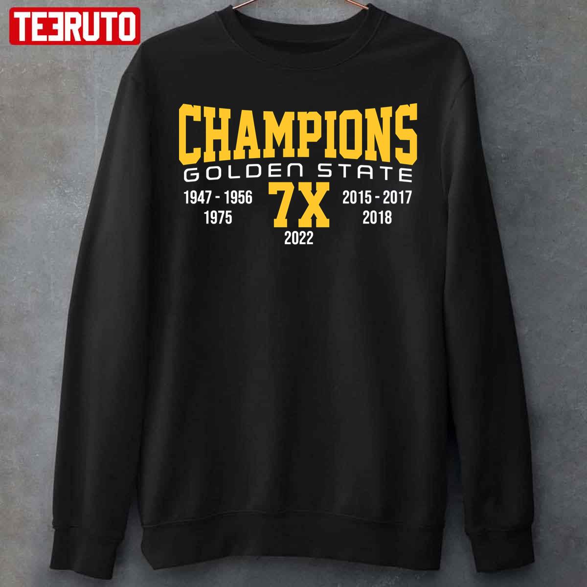 Warriors Championship 2022 Golden State Champions 7X Unisex T-Shirt